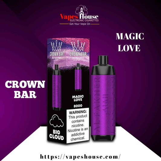 CROWN BAR (8000) MAGIC LOVE DISPOSABLE VAPE