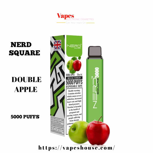 Nerd Square 5000 - Double Apple Disposable