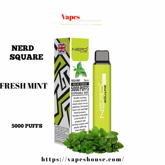 Nerd Square 5000 - Fresh Mint Disposable