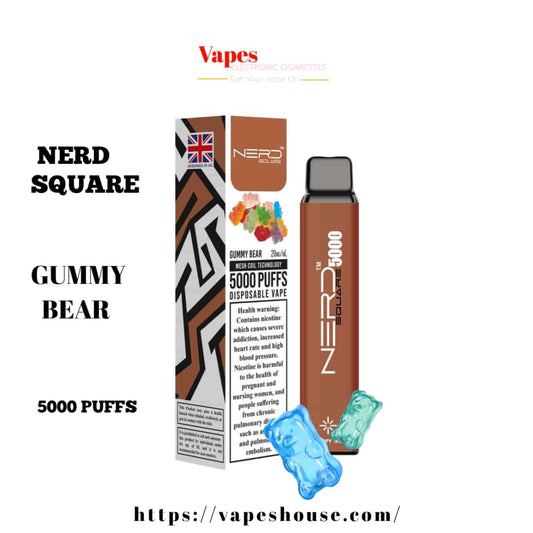 Nerd Square 5000 - Gummy Bear Disposable