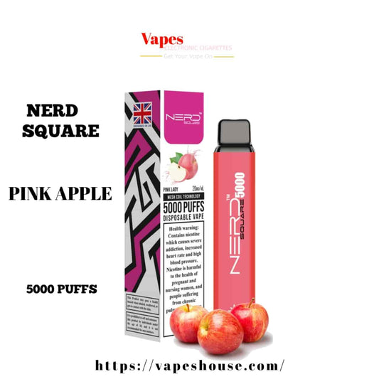 Nerd Square 5000 - Pink Apple Disposable