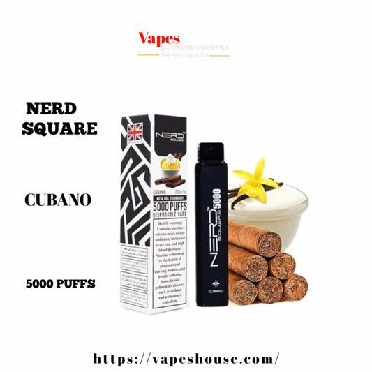 Nerd Square 5000 - Cubano Disposable