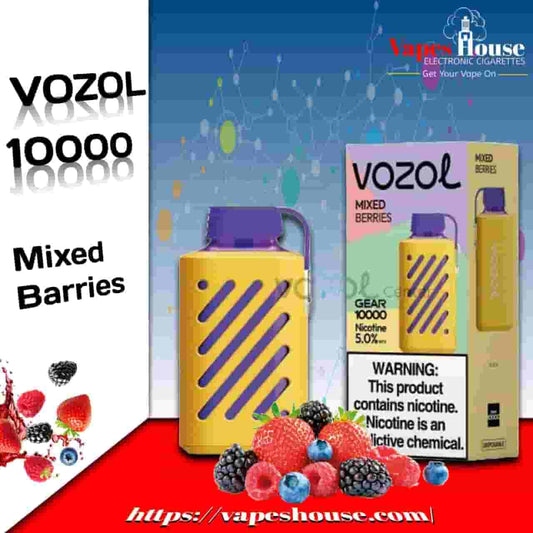 Vozol Gear 10000 Puffs Mixed Barries Disposable Vape