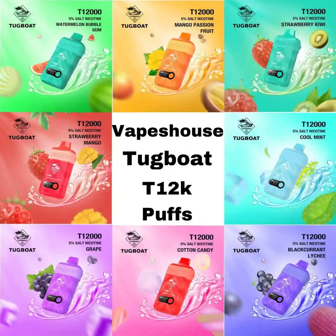 Tugboat 12000 Puffs 