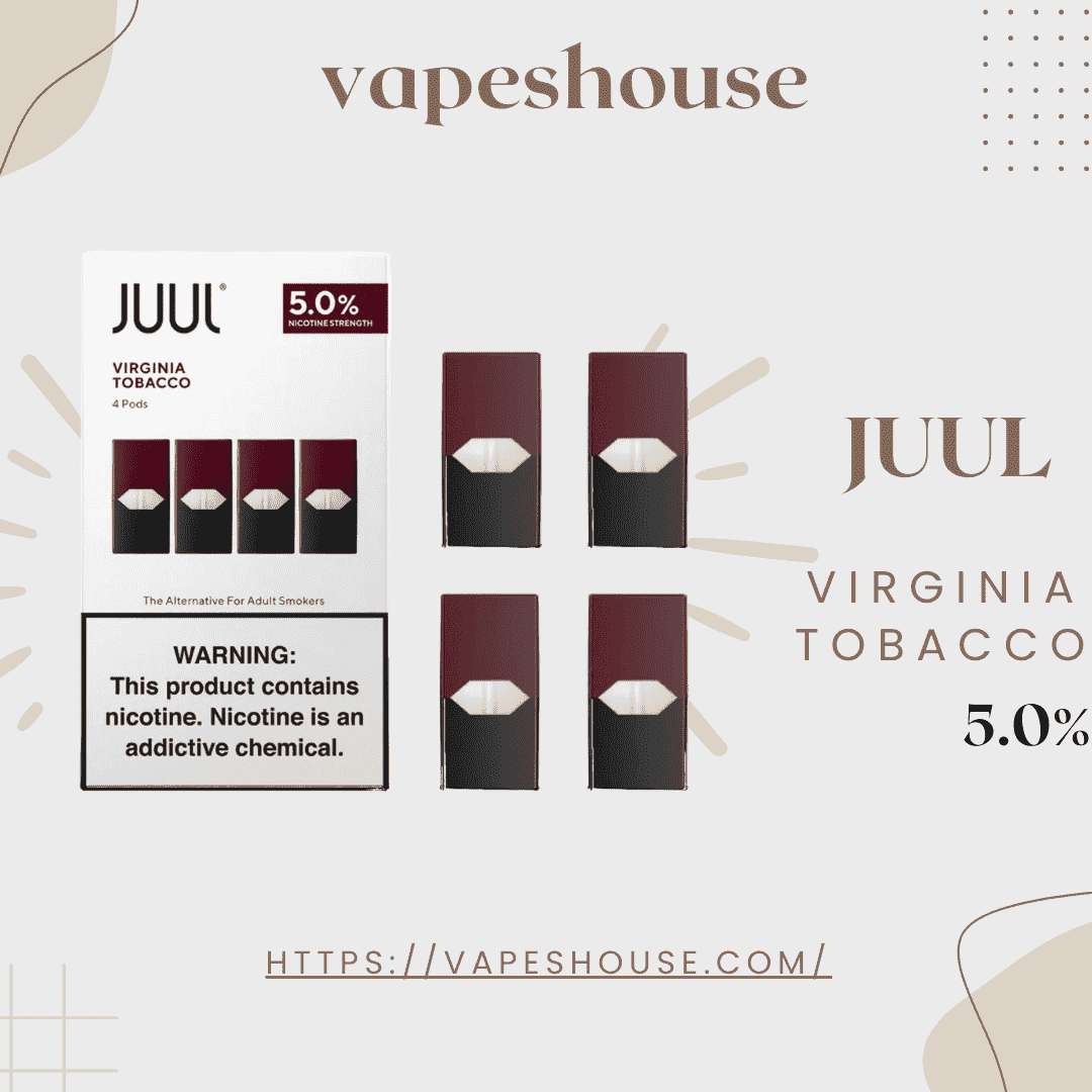 Virginia Tobacco Juul Pods