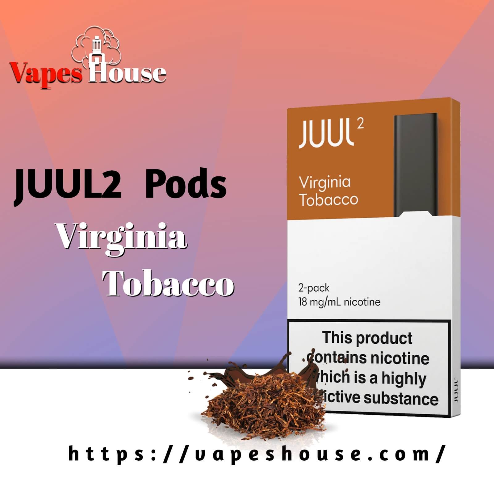 Juul 2 Virginia tobacco