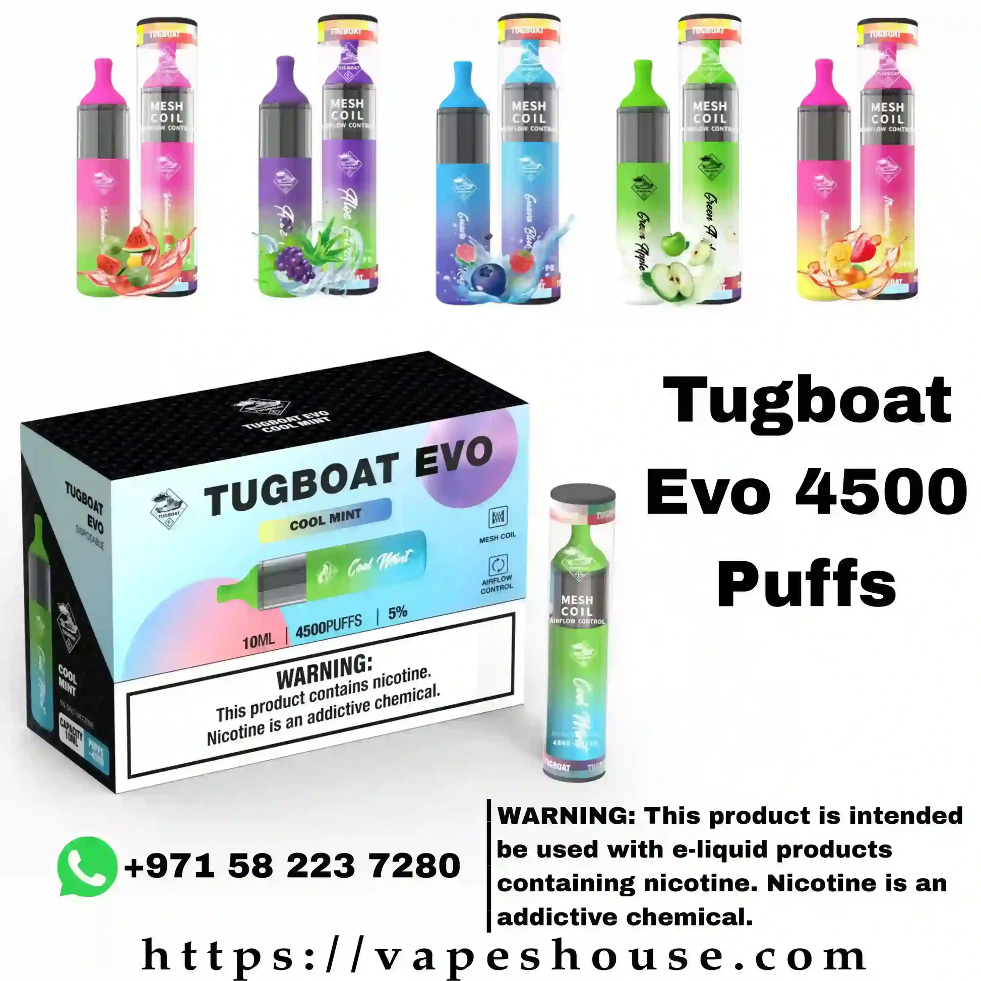 tugboat evo 4500 puffs